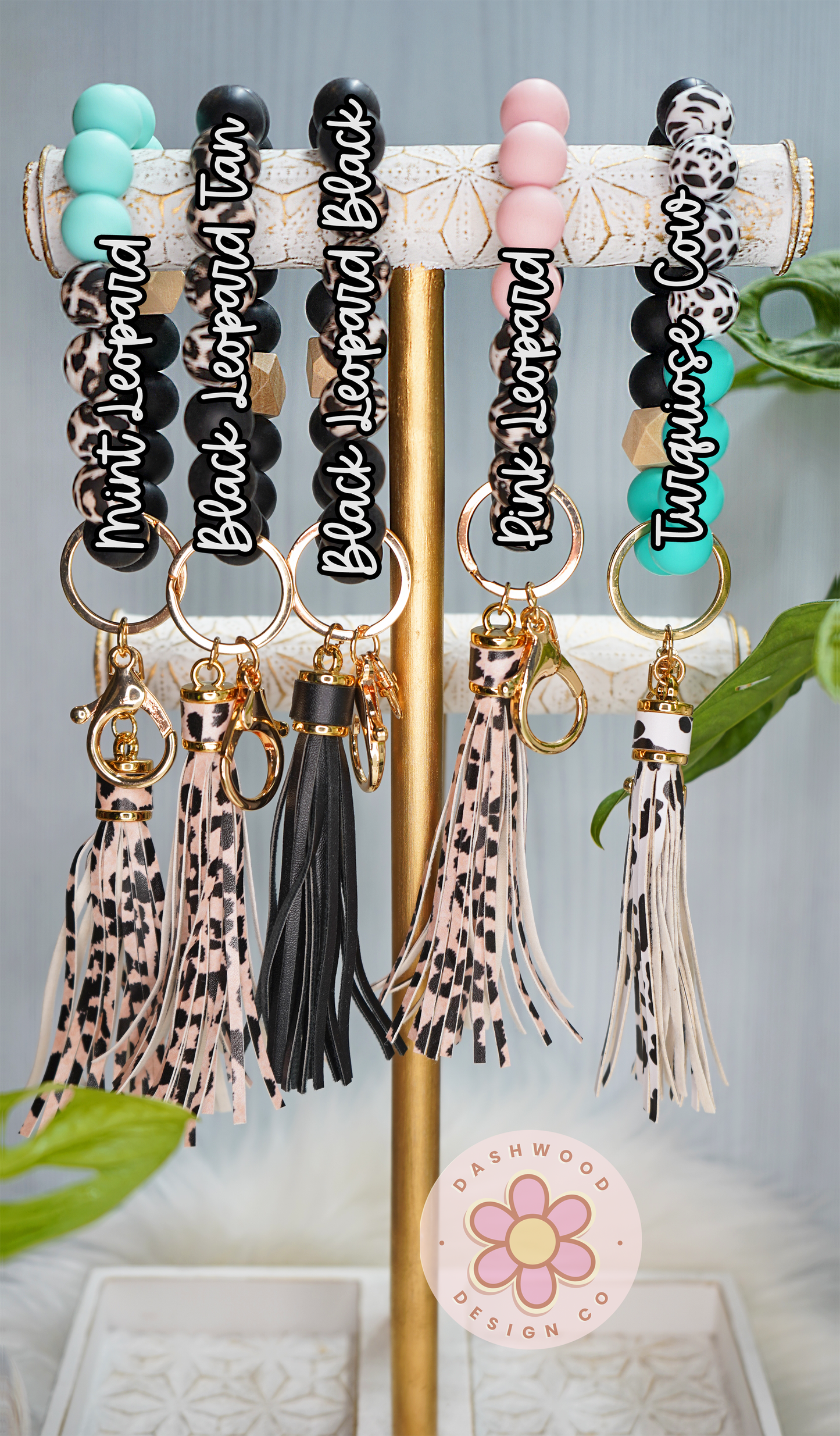Animal Print SILICONE Wristlet