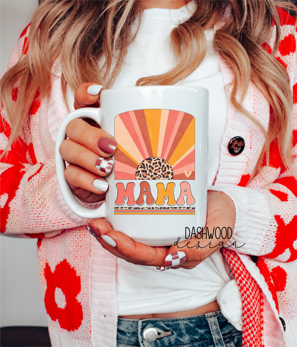 MAMA retro coffee mug