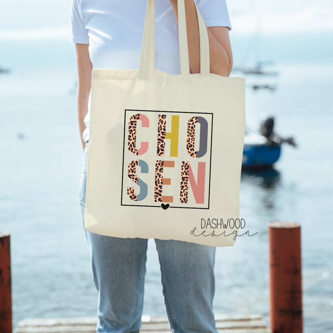 Chosen Leopard Sublimated Tote