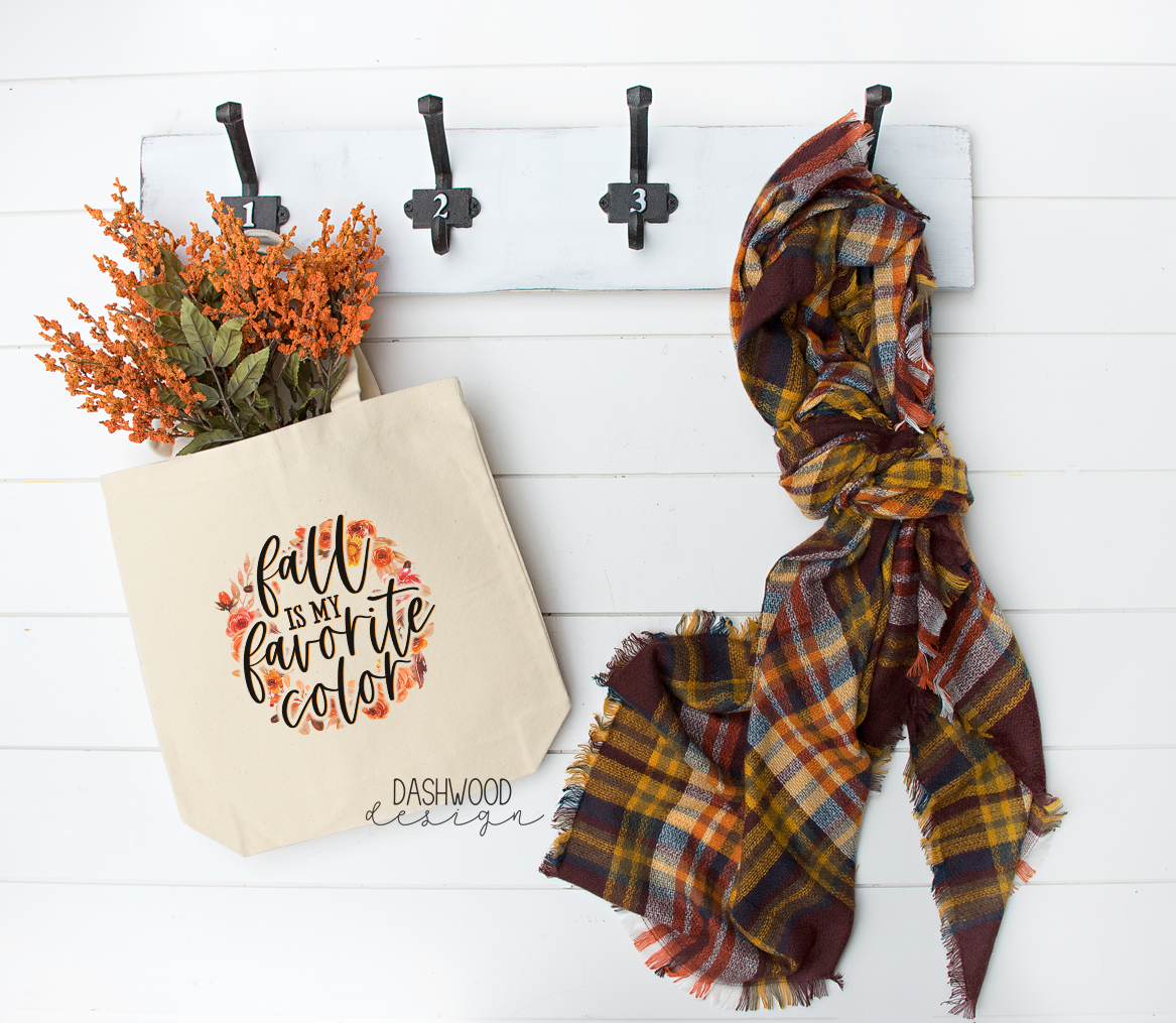 Fall Is My Favorite Color Sublimated Tote