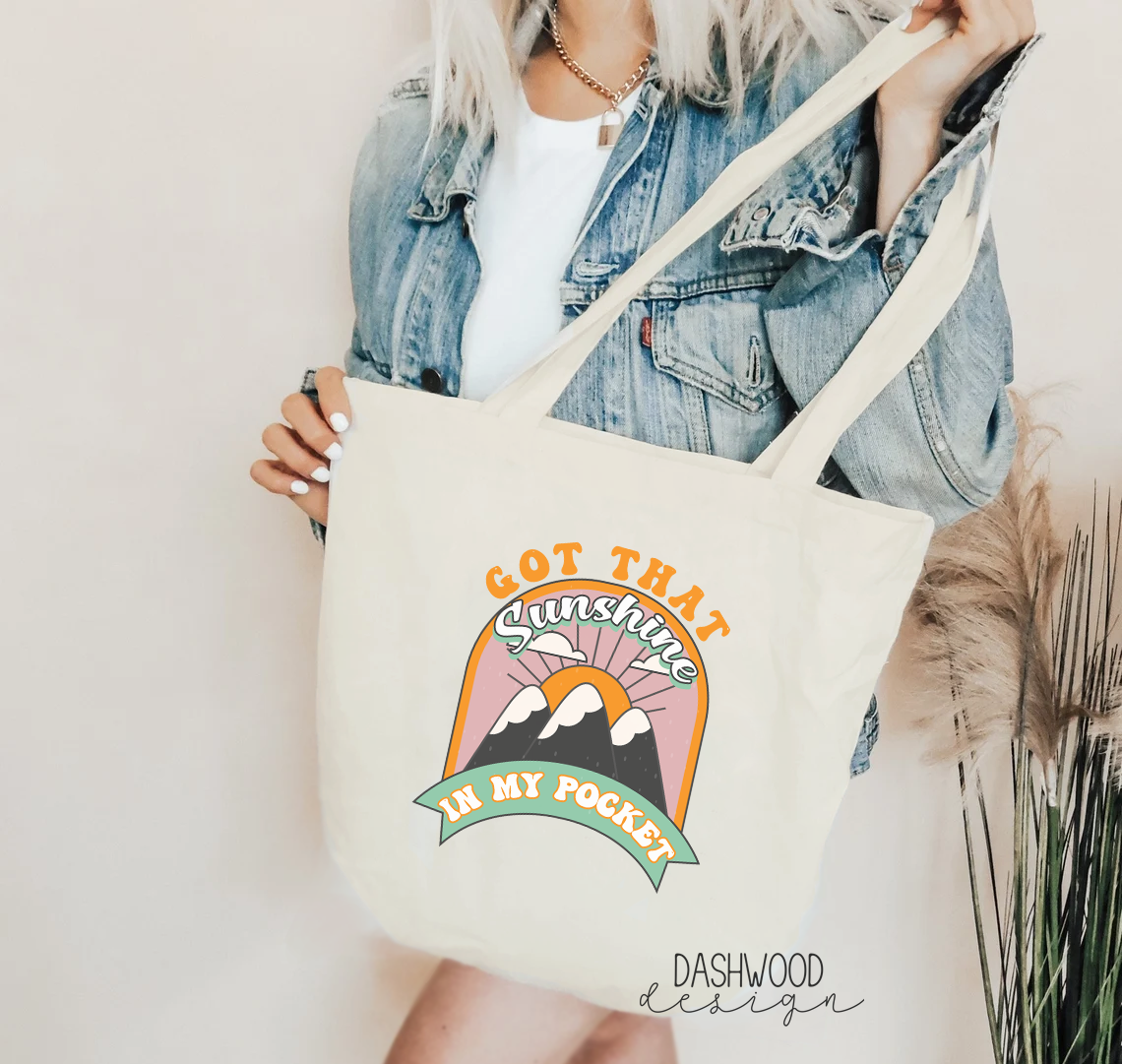 Got That Sunshine In My Pocket Sublimated Tote