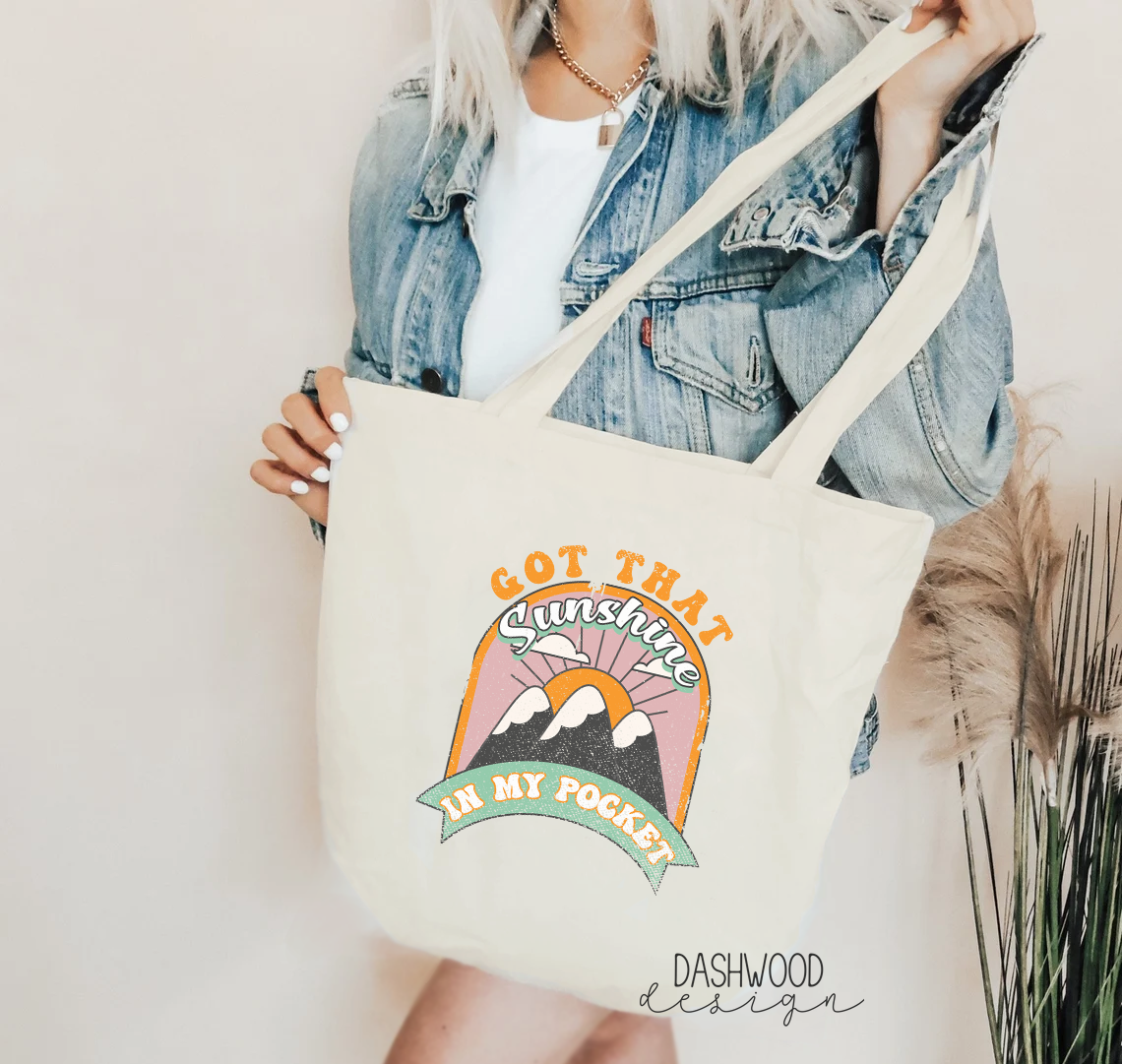 Got That Sunshine In My Pocket Sublimated Tote