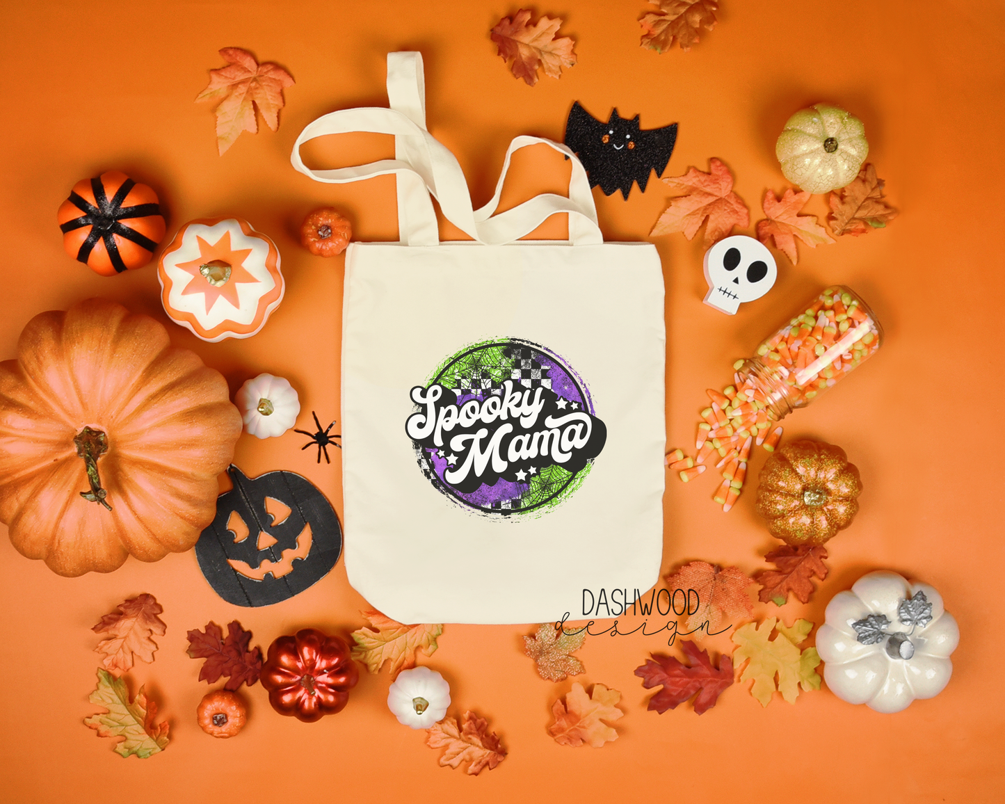Spooky Mama Sublimated Tote
