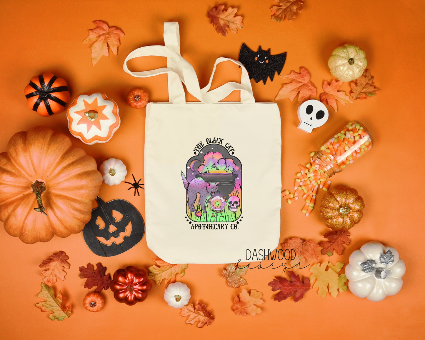 The Black Cat Apothecary Sublimated Tote