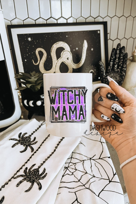 Witchy Mama Puprle Coffee Mug