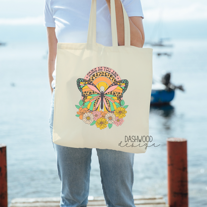 Come As You Are Butterfly Sublimated Tote