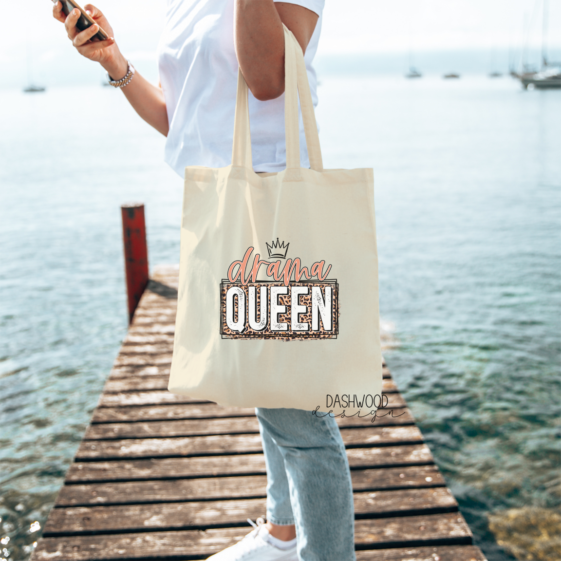 Drama Queen Sublimated Tote