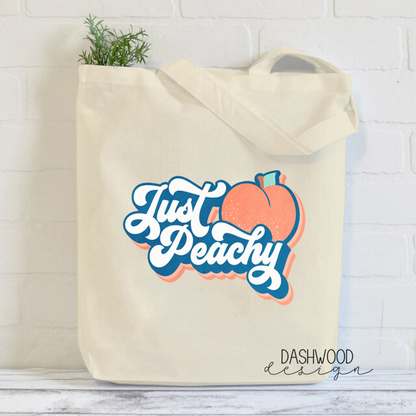 Just Peachy Retro Sublimated Tote