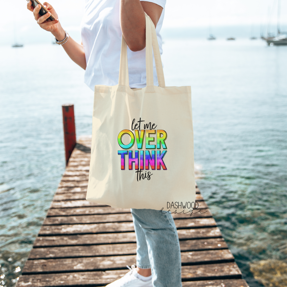 Let Me Overthink This Sublimated Tote